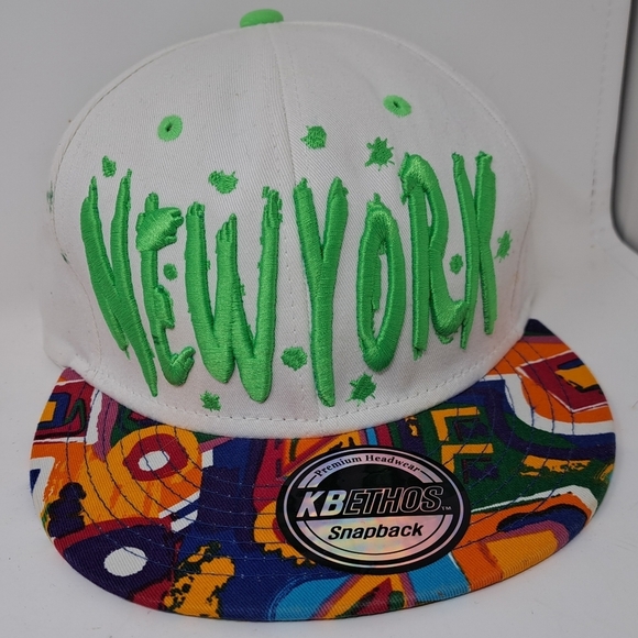 KBethos New  York Spellout Hat Baseball Cap Snapback OS - Picture 1 of 8